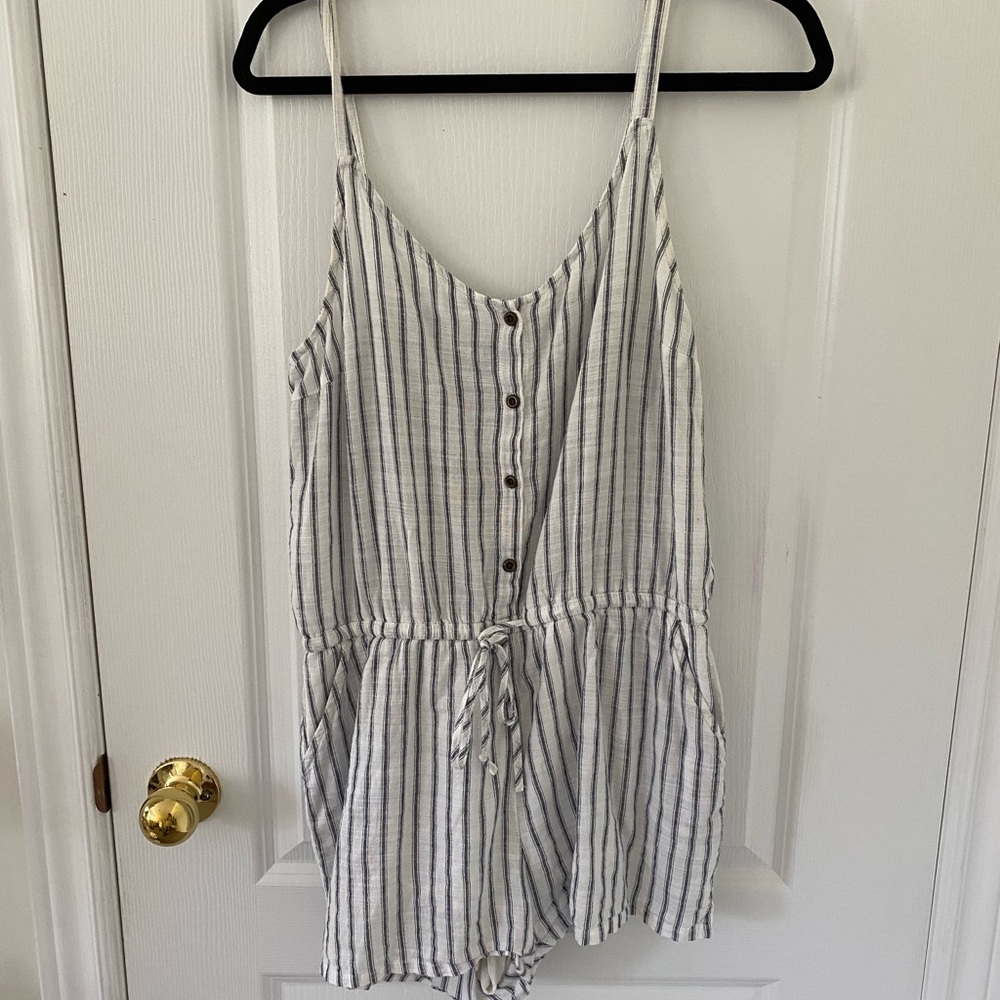 White and blue romper!